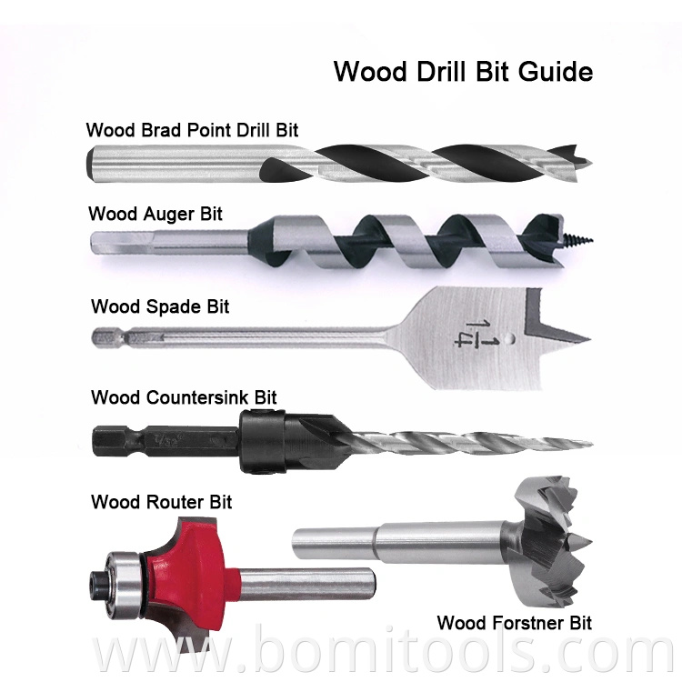 Clearance HSS Drill Bits Factory Tool Customized Wood Brad Point Drill Bit